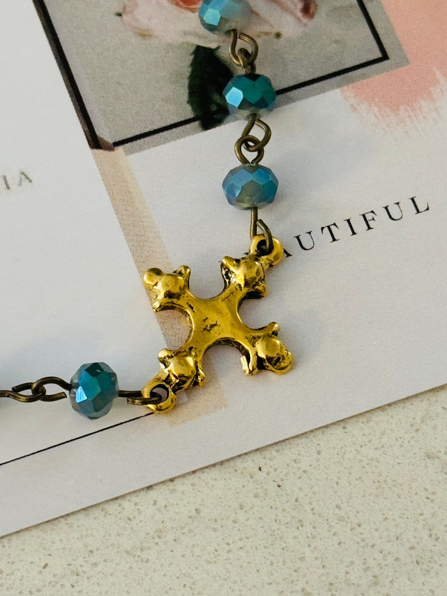 Dotted Cross Choker