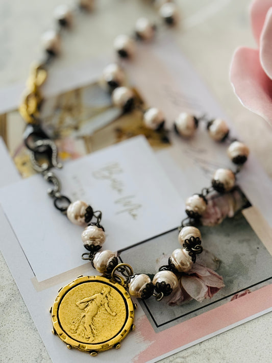 ‘French Sower’ Margot Necklace