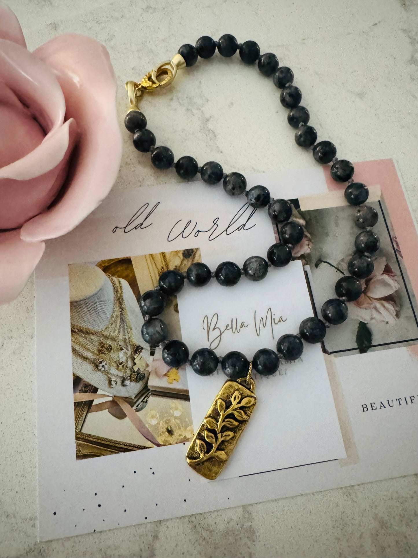 Jade Beaded Necklace