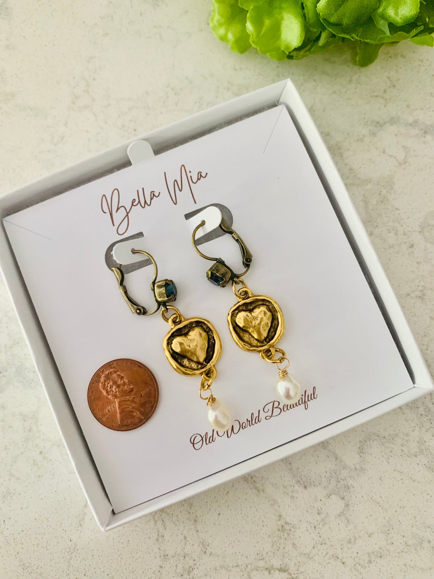 Arianna Heart Earrings