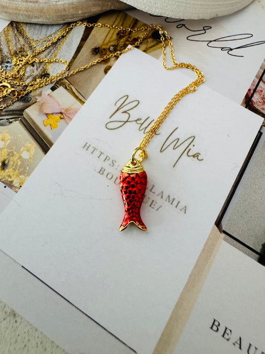 Dainty Fish Necklace