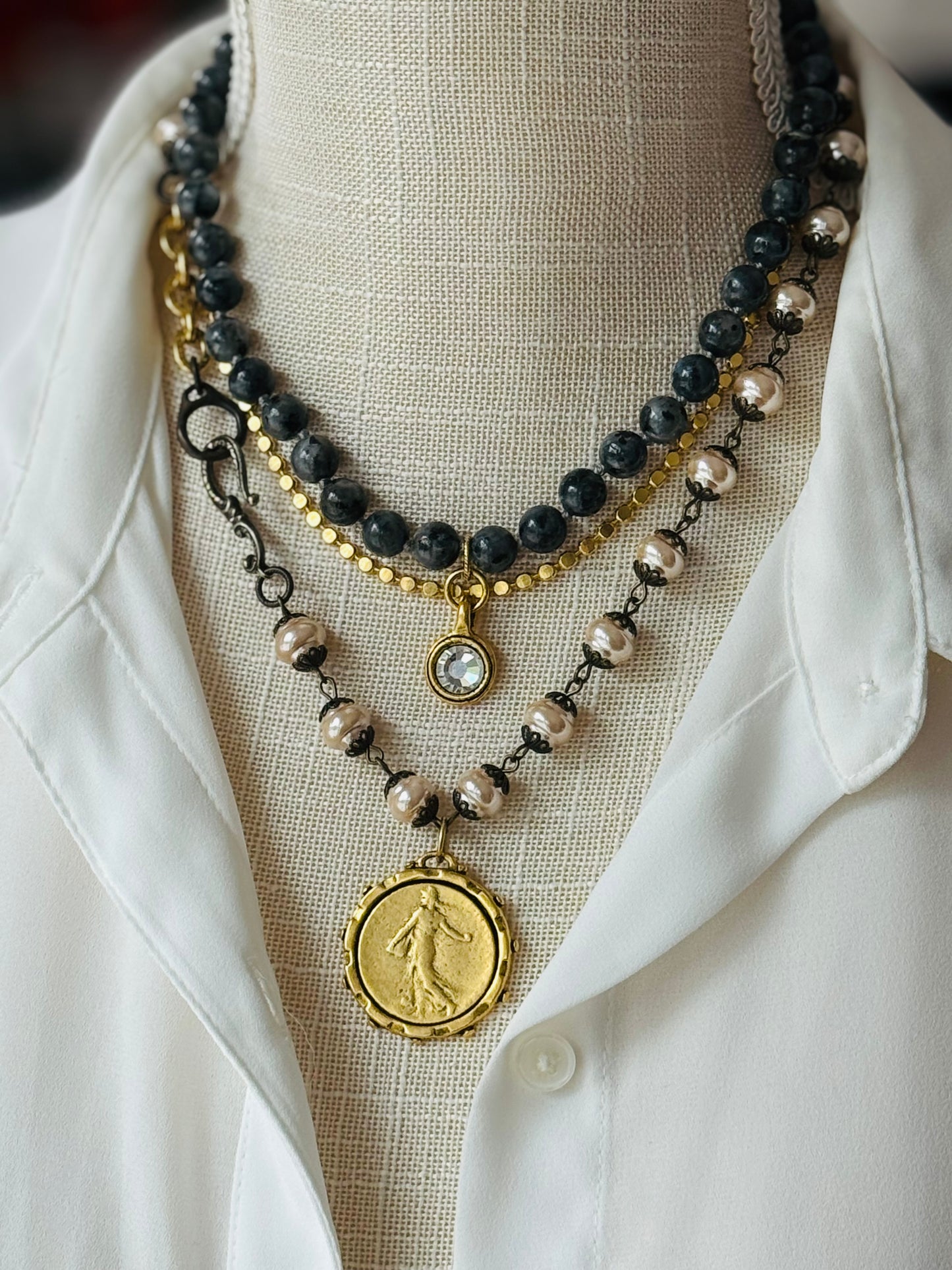 ‘French Sower’ Margot Necklace