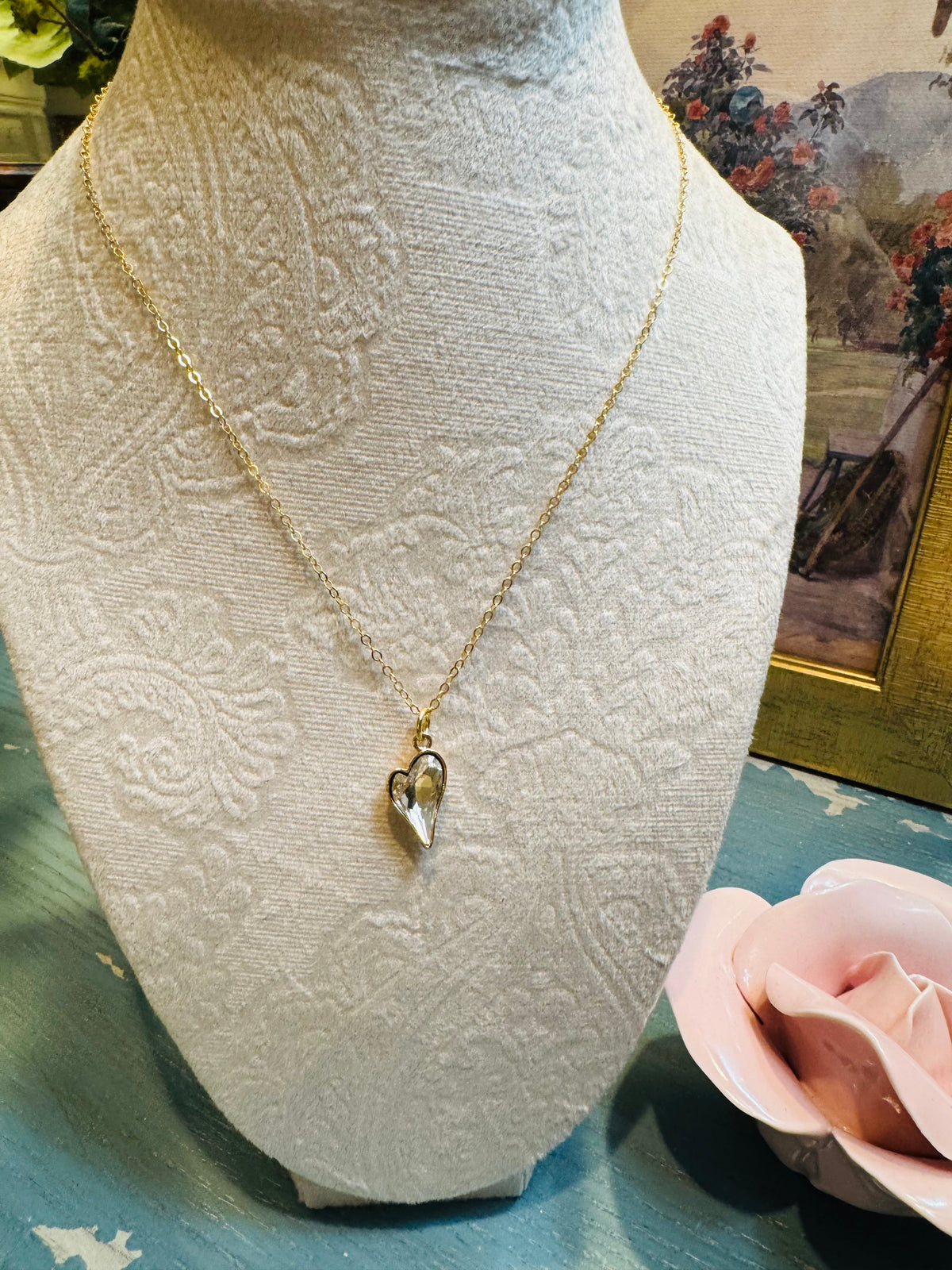 Crystal Heart Necklace