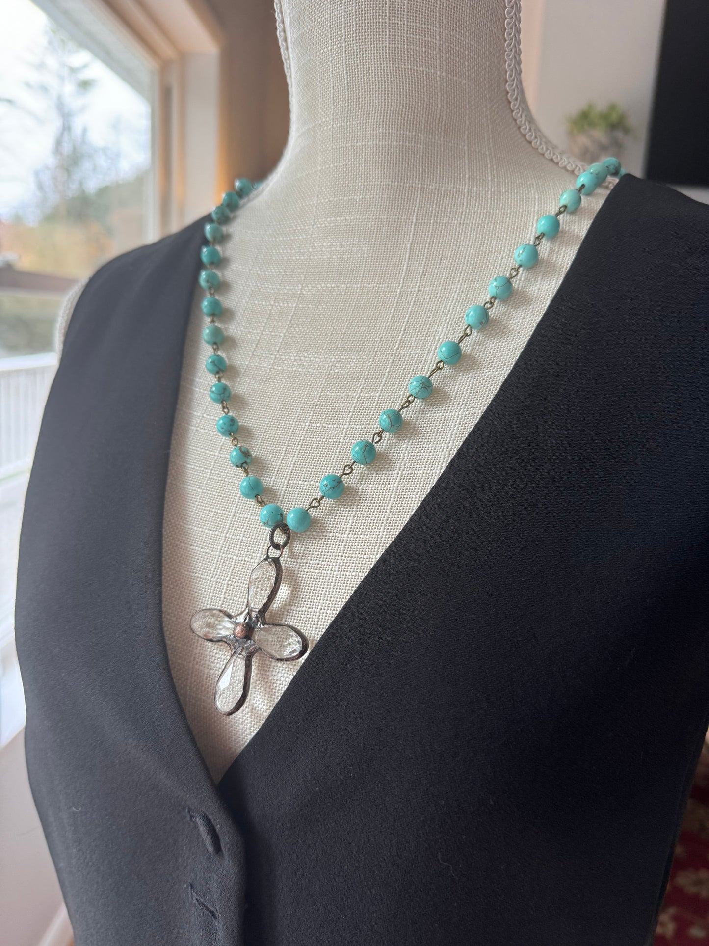 Evangeline Cross Necklace
