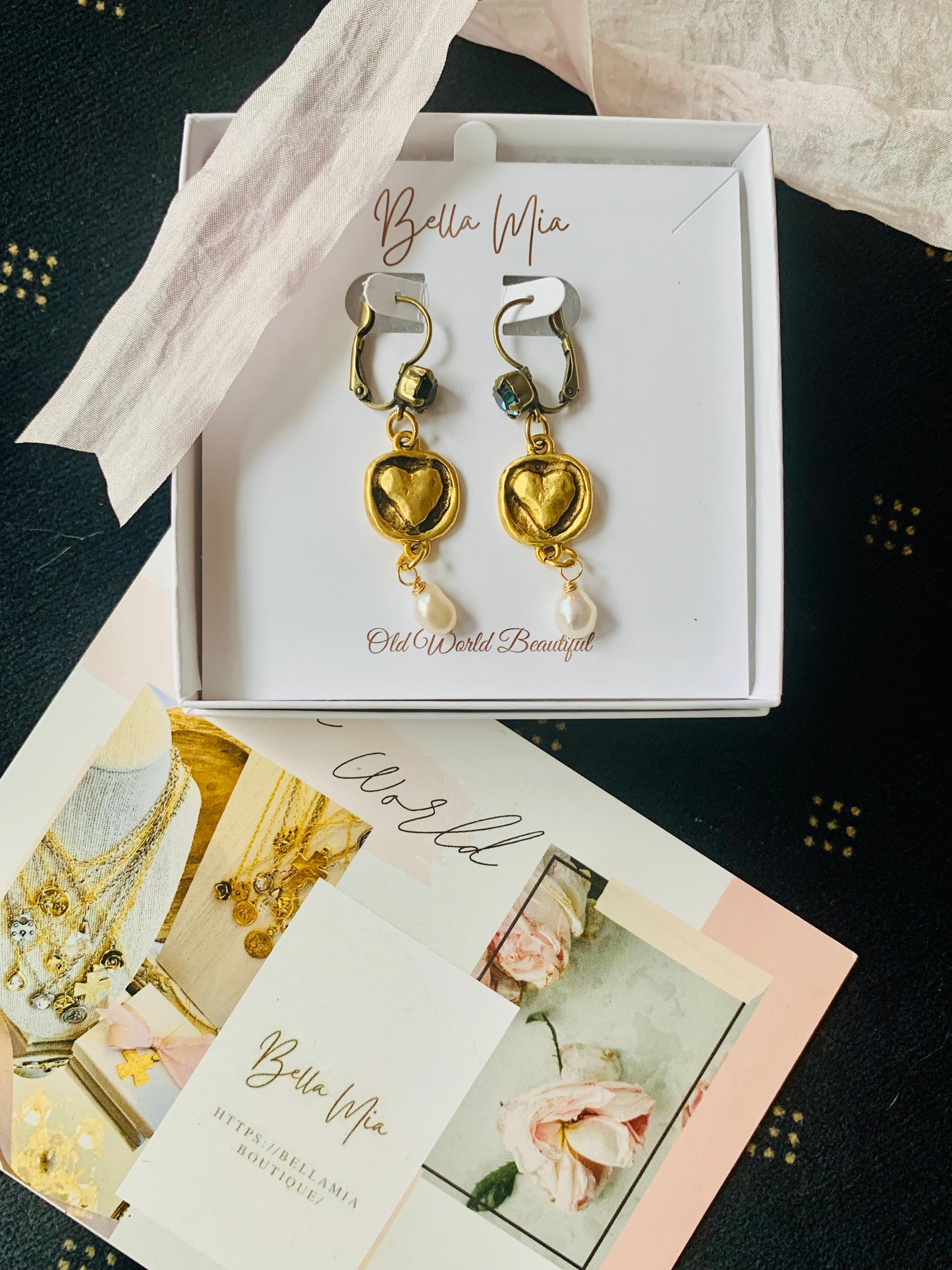 Arianna Heart Earrings