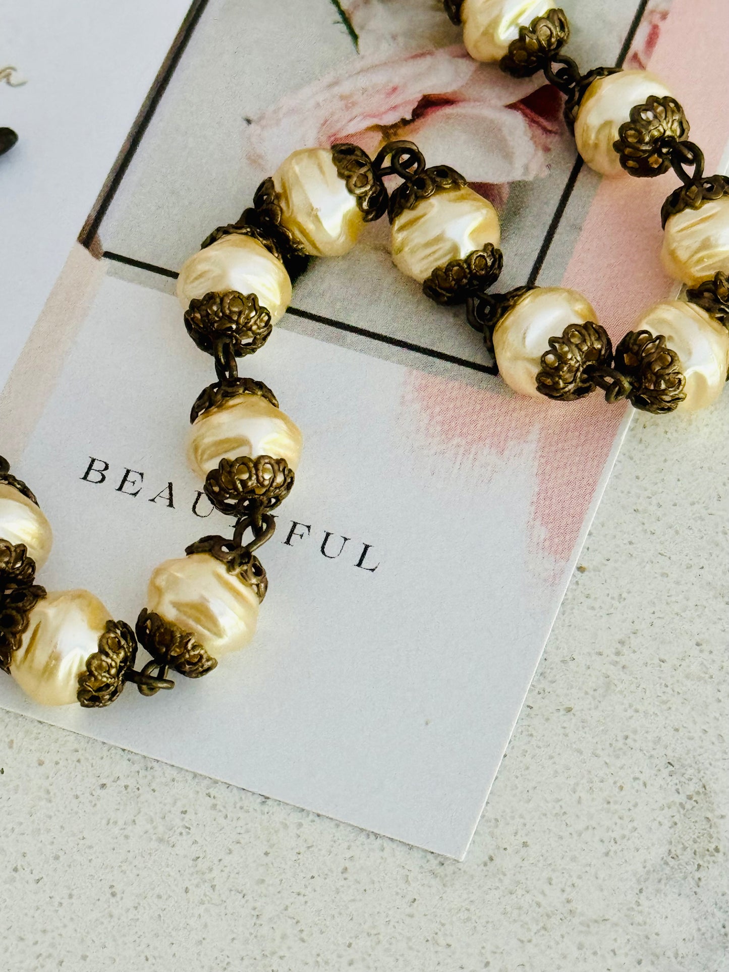 Magenta Crystal Necklace