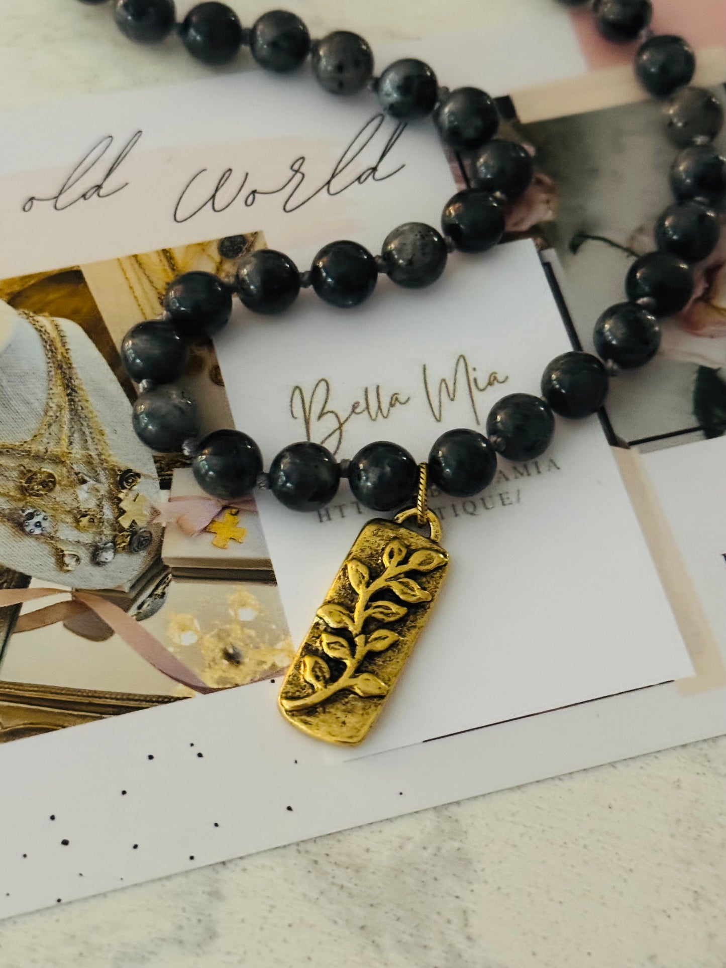 Jade Beaded Necklace