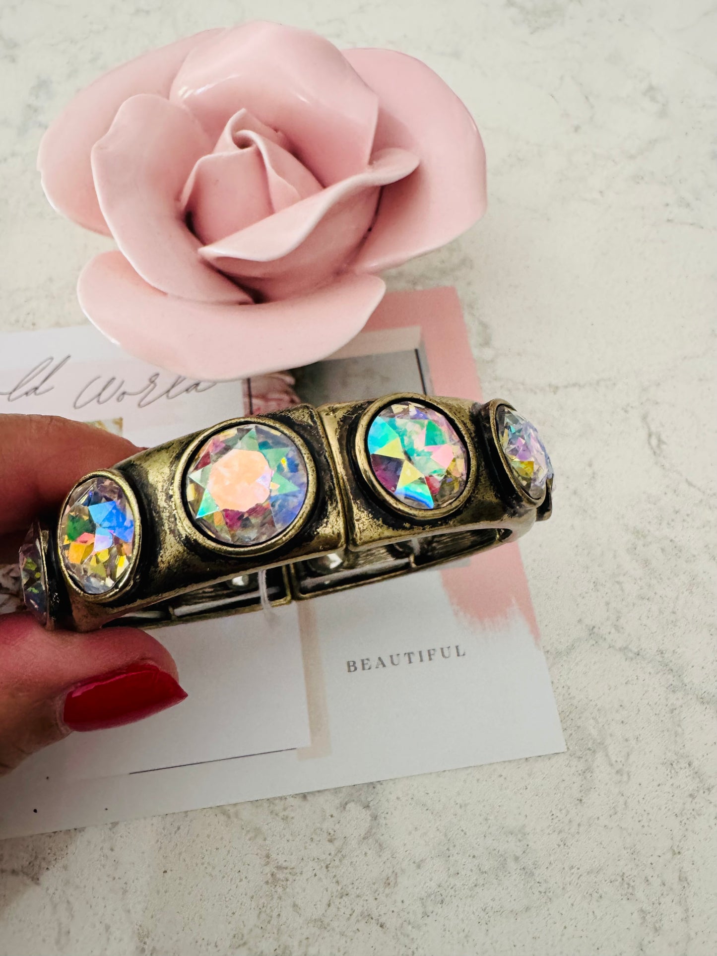 Round Crystal Bracelet