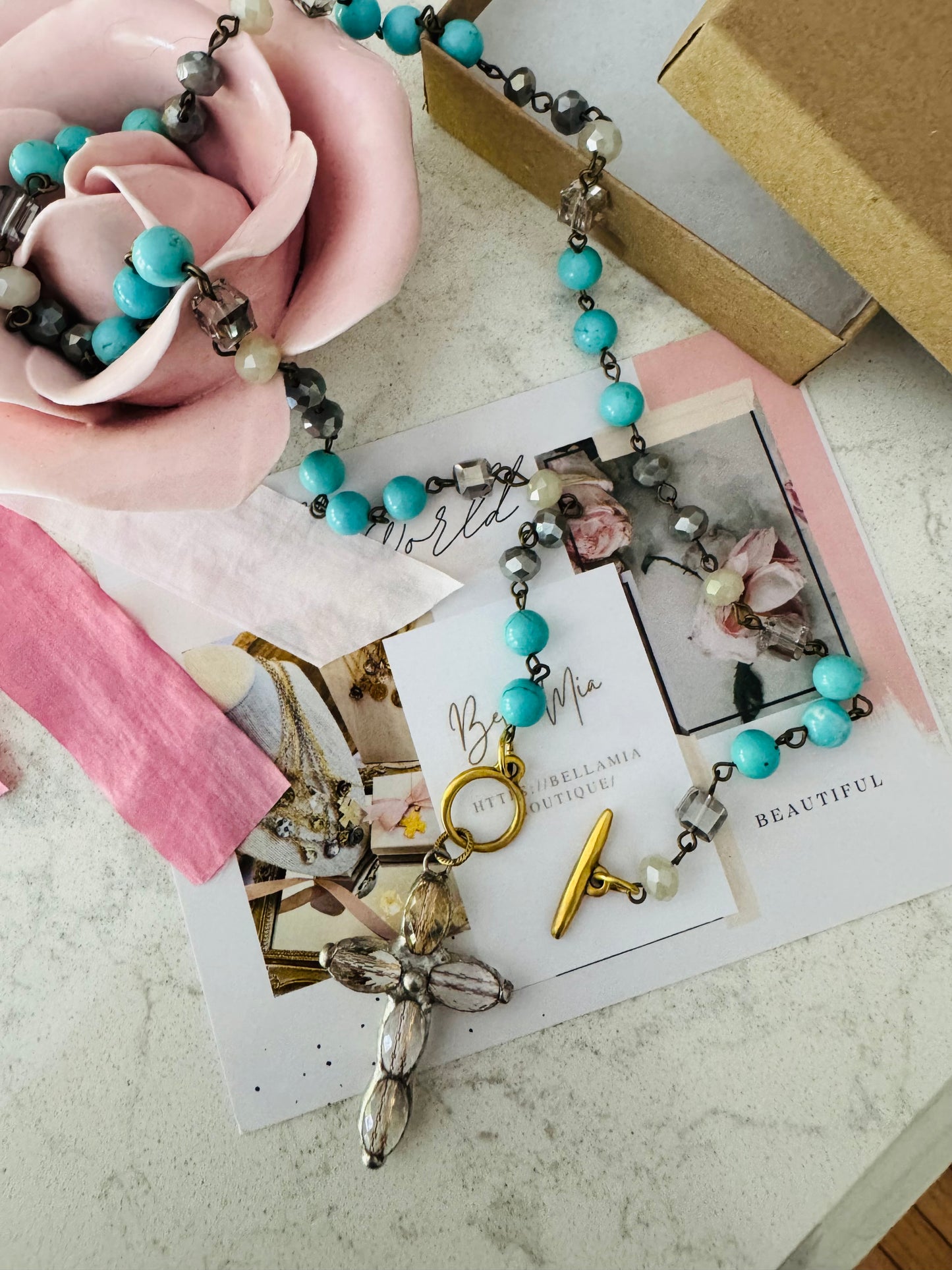 Romane Cross Necklace