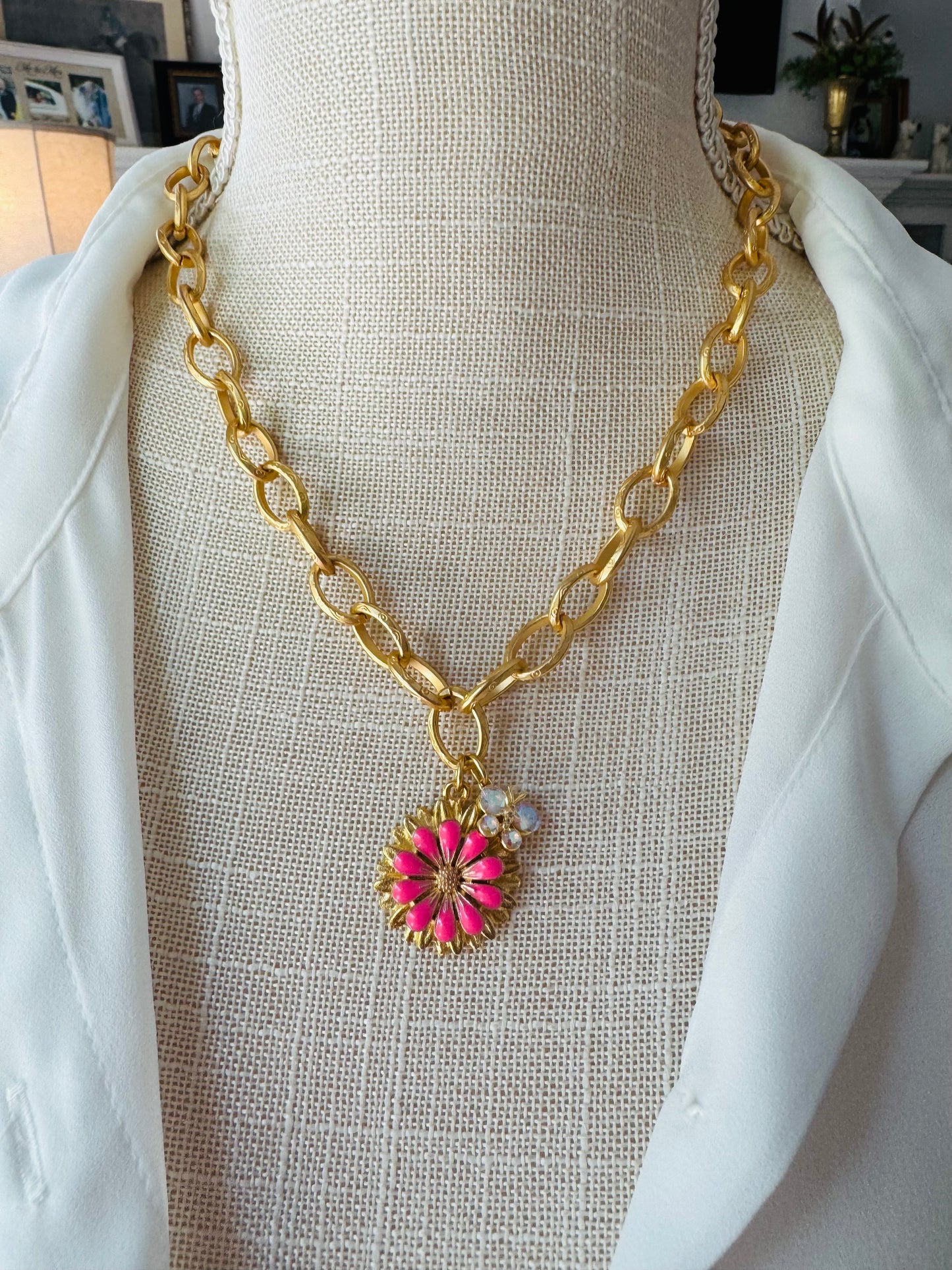 Floral&Butterflies Necklace