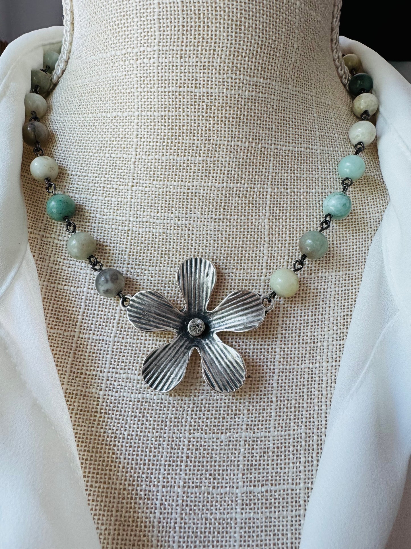 Silver Bloom Necklace