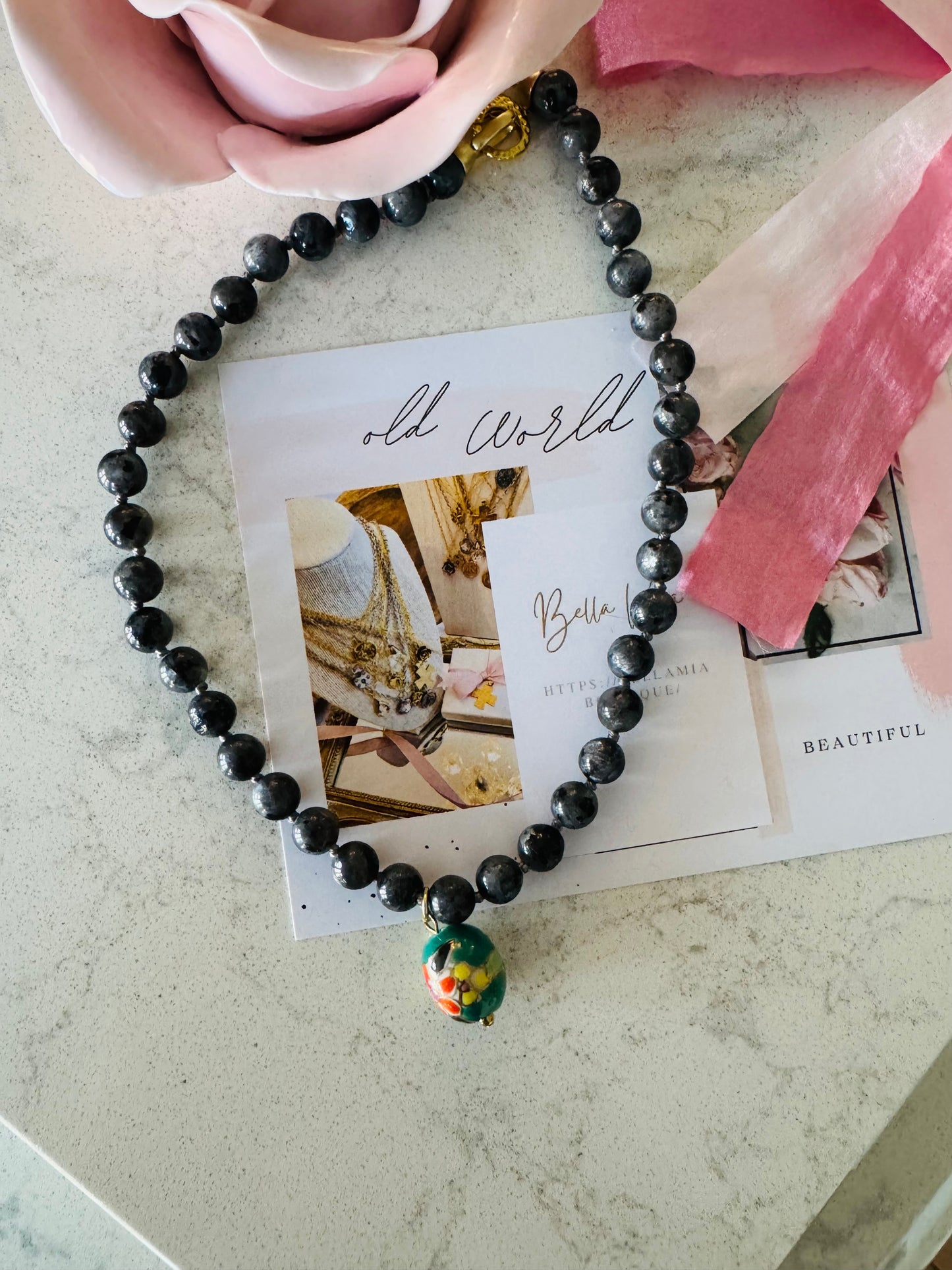 Yuna Beaded Necklace