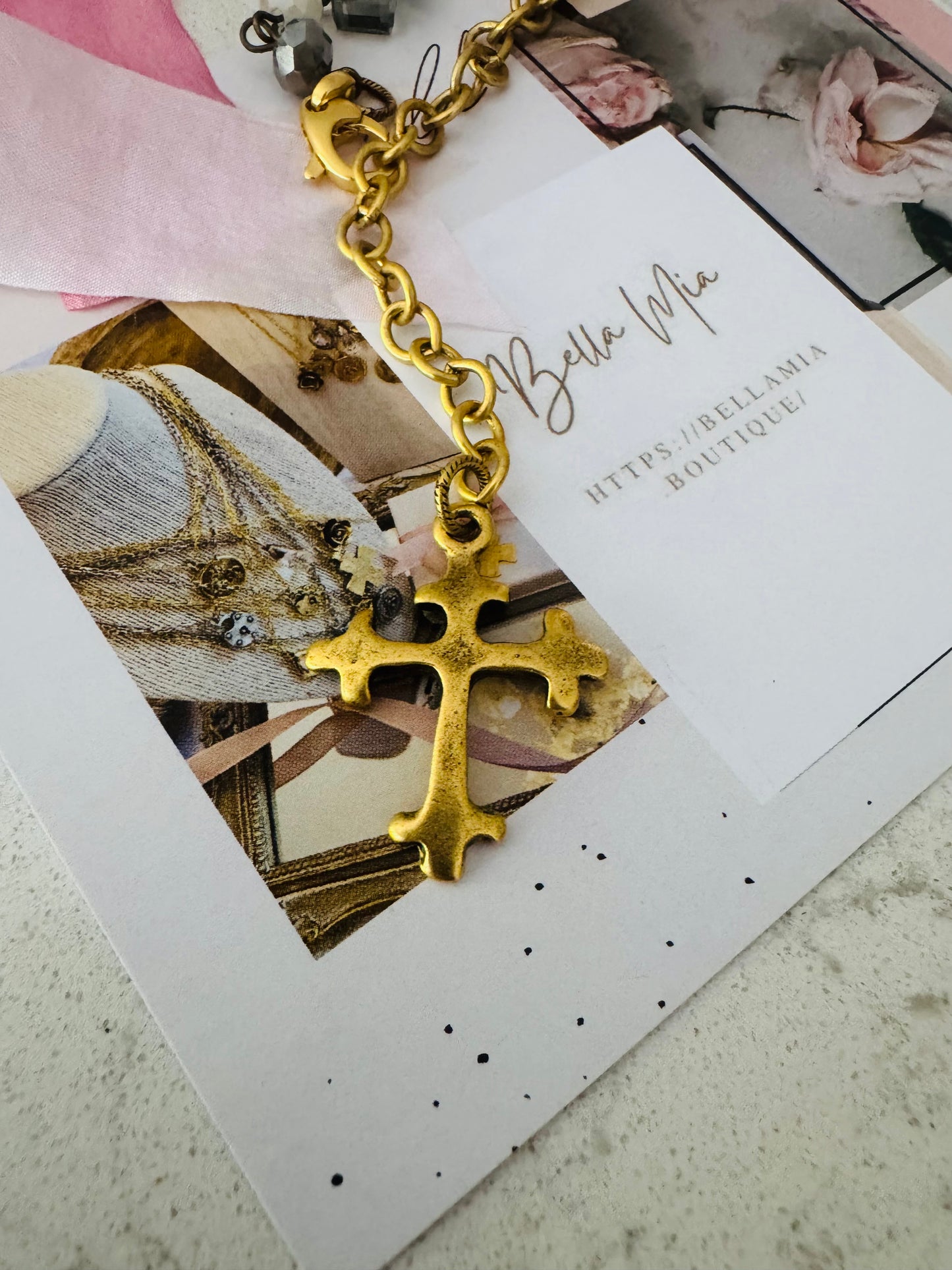 Maya Cross Necklace