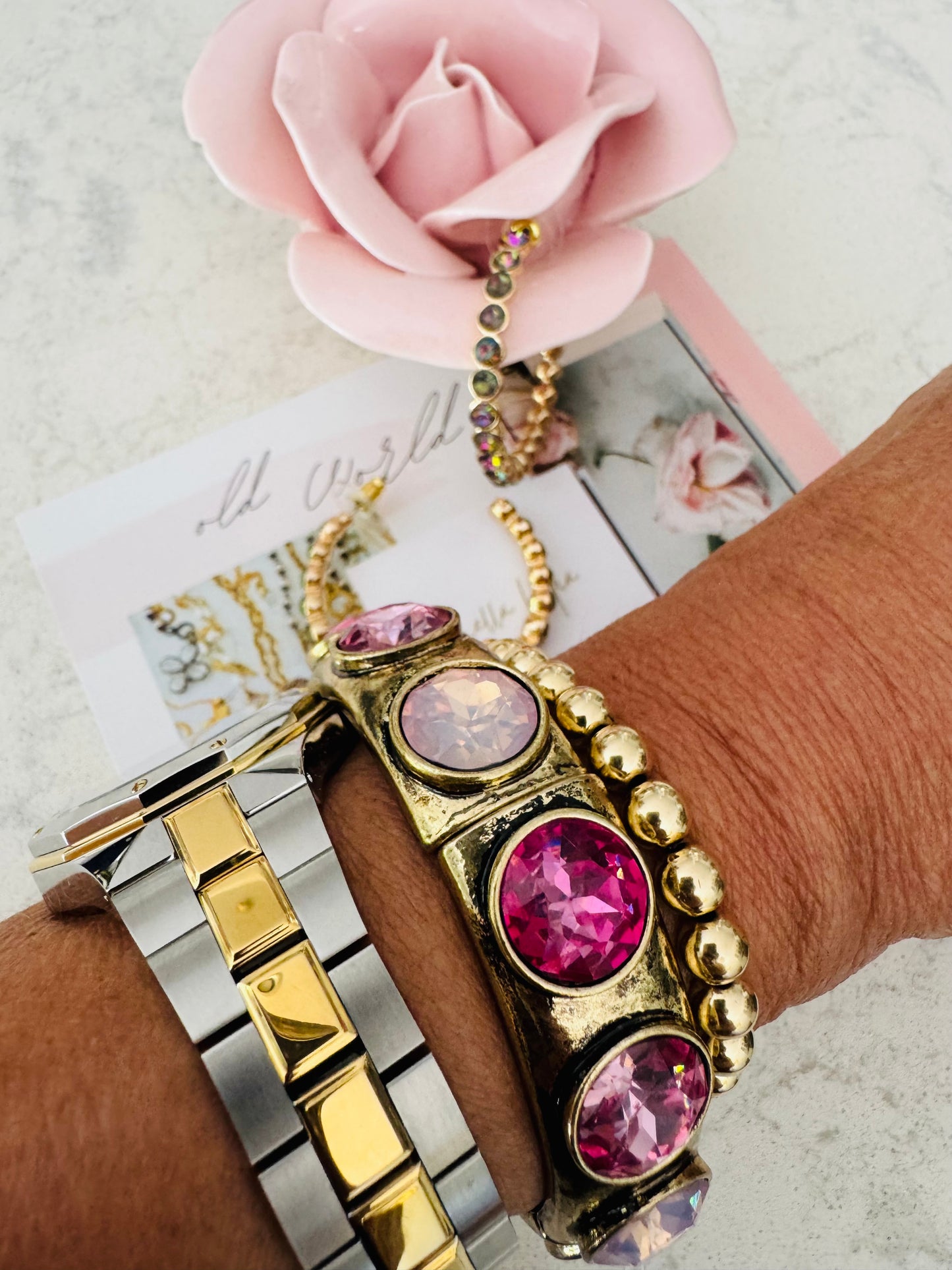Round Crystal Bracelet