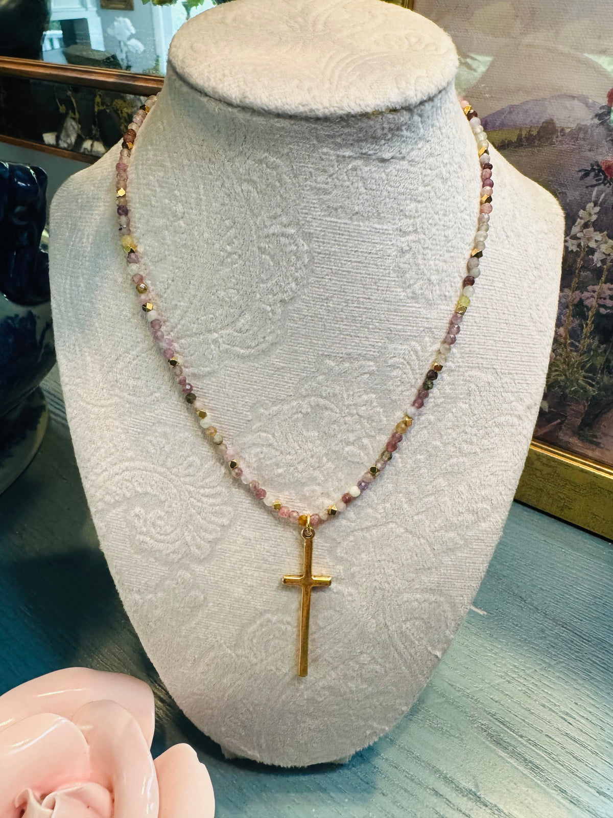 Sofia Cross Necklace