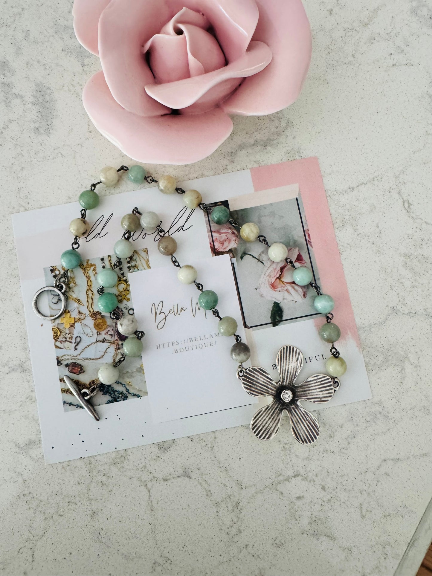 Silver Bloom Necklace