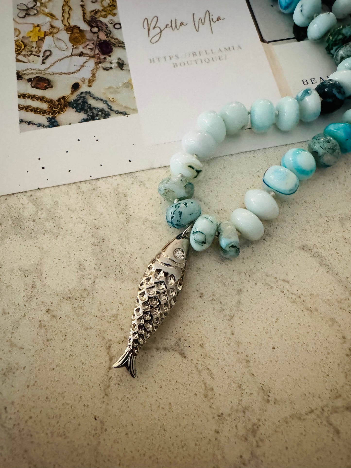 Sequoia Fish Necklace