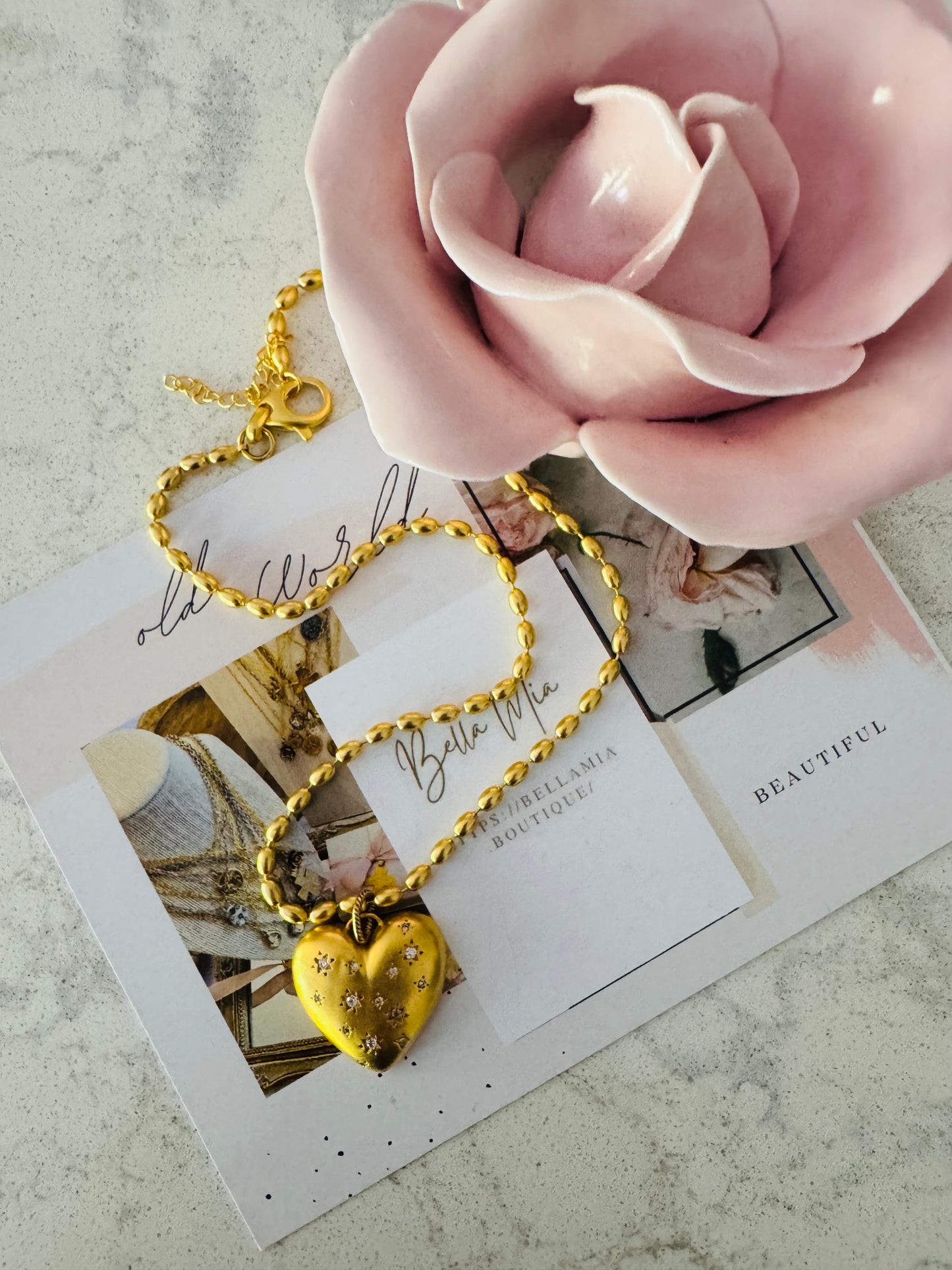 Francesca Heart Necklace