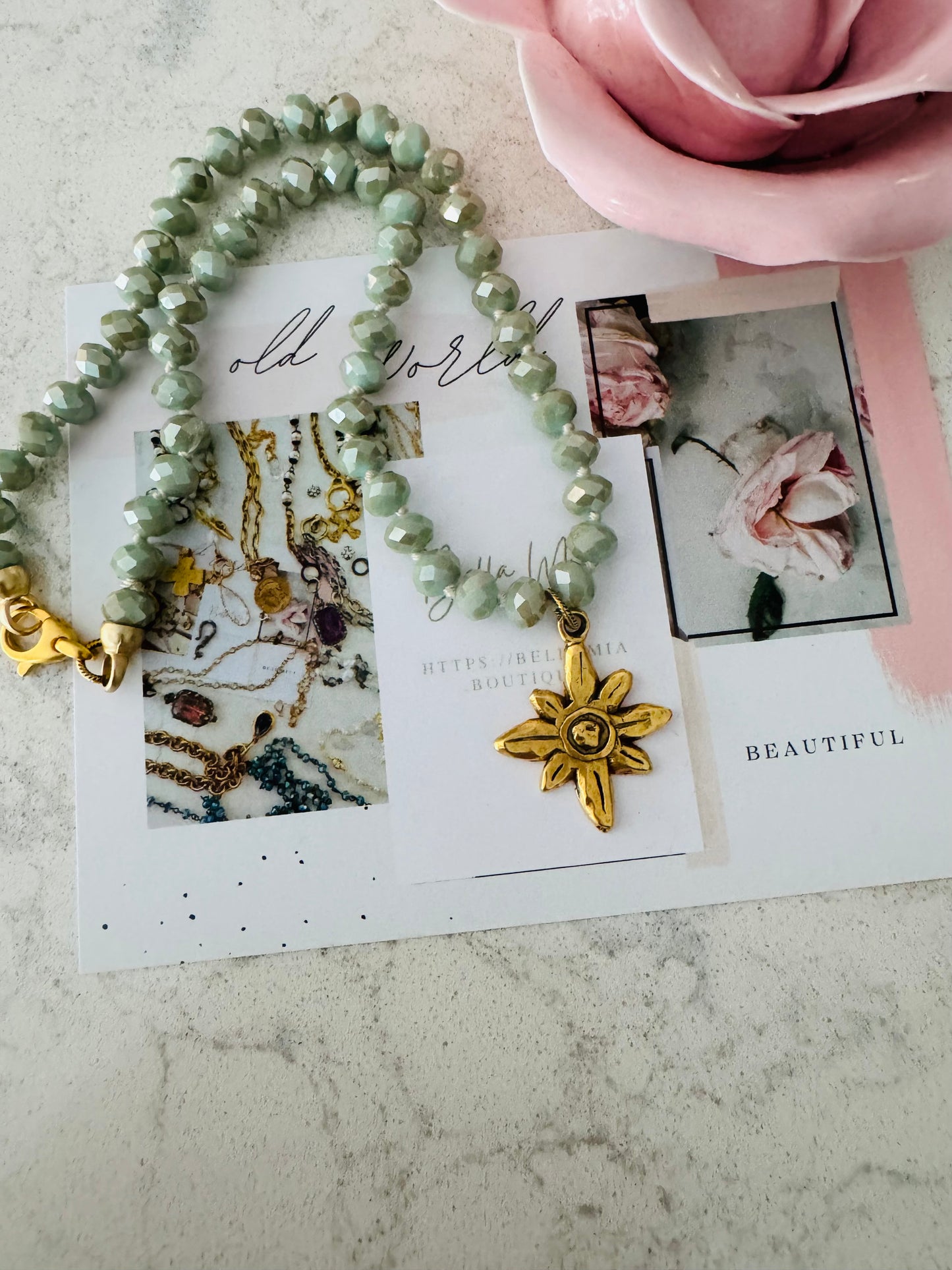 Zahara Flower Necklace