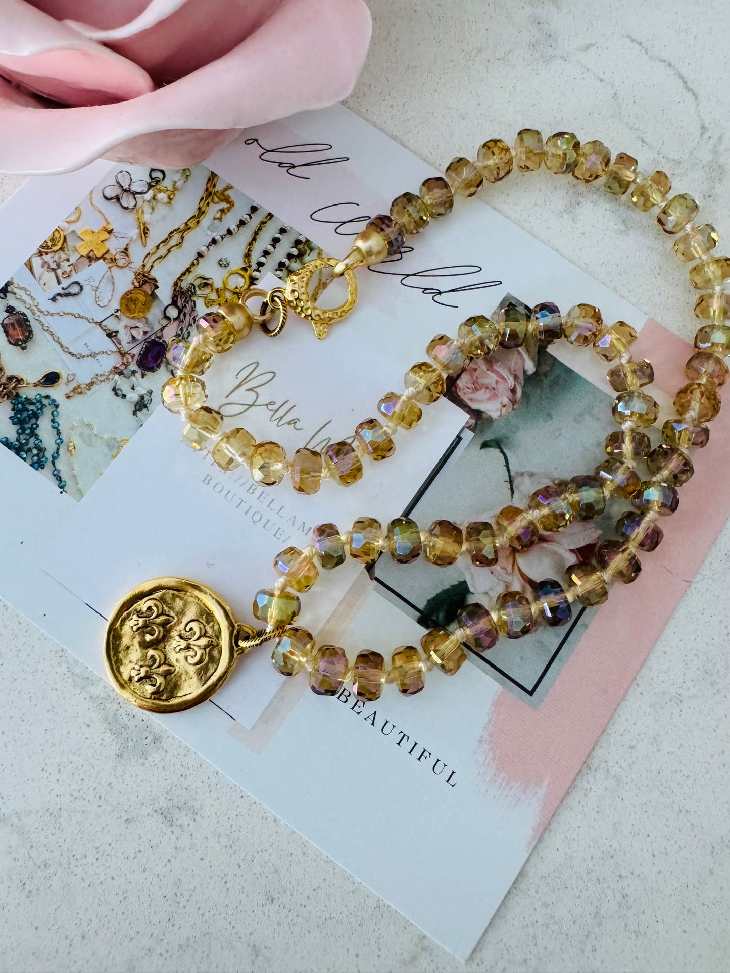Aurélie Beaded Necklace