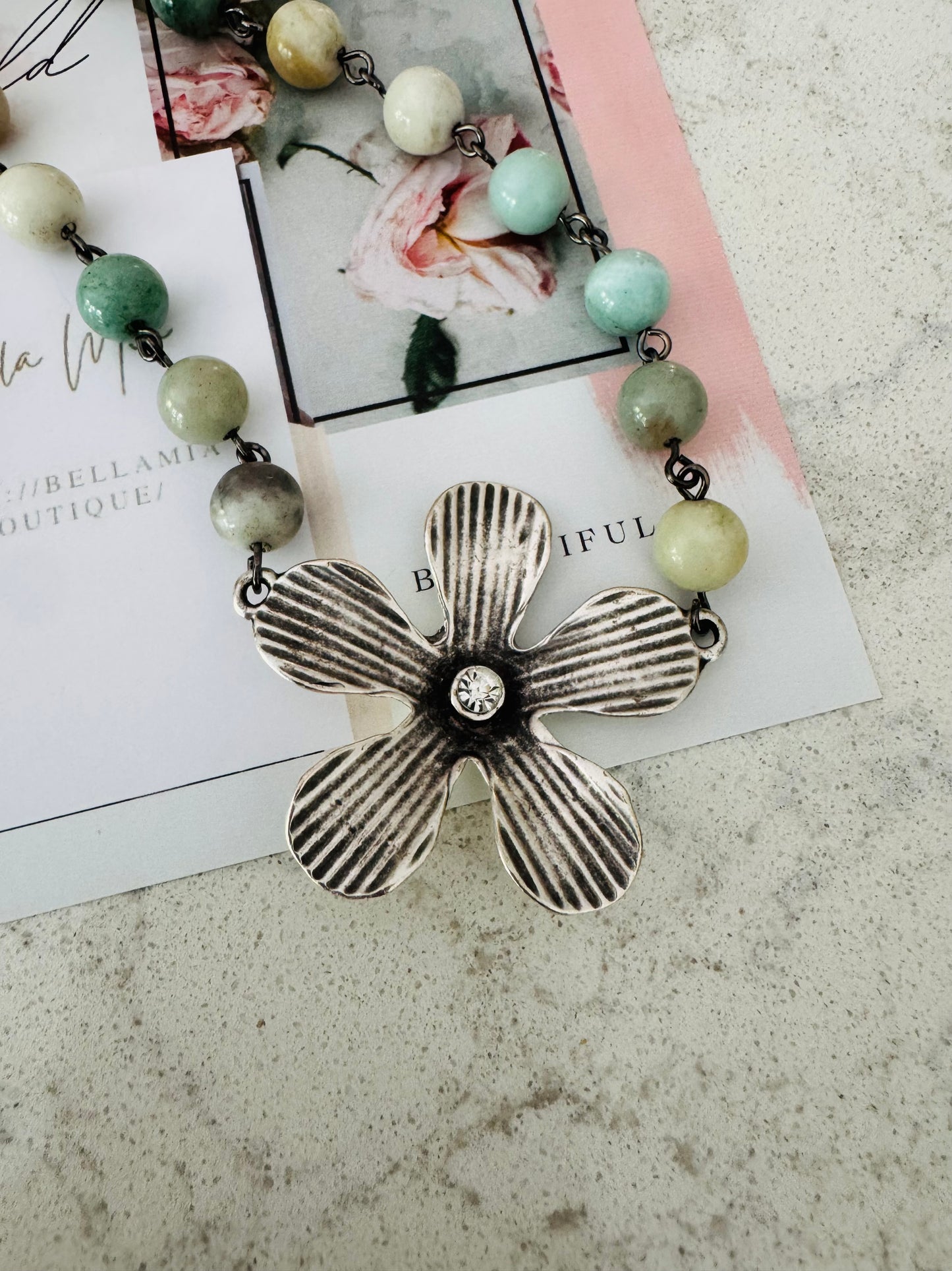 Silver Bloom Necklace
