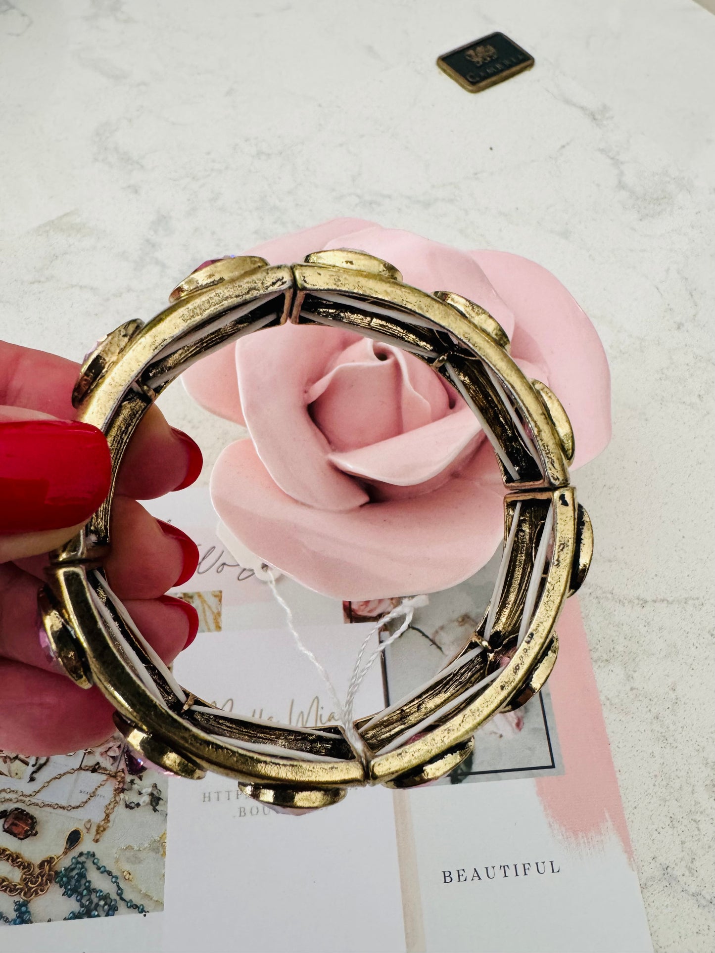 Round Crystal Bracelet
