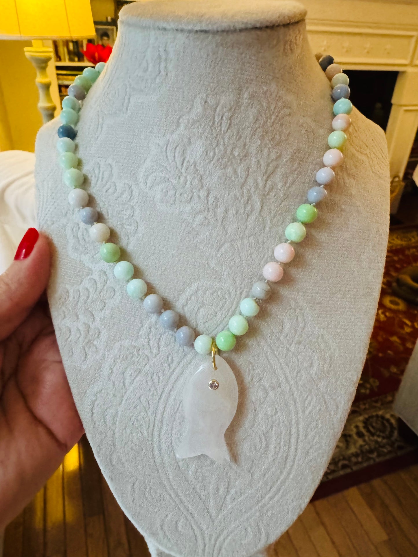 Pastel Fish  Necklace