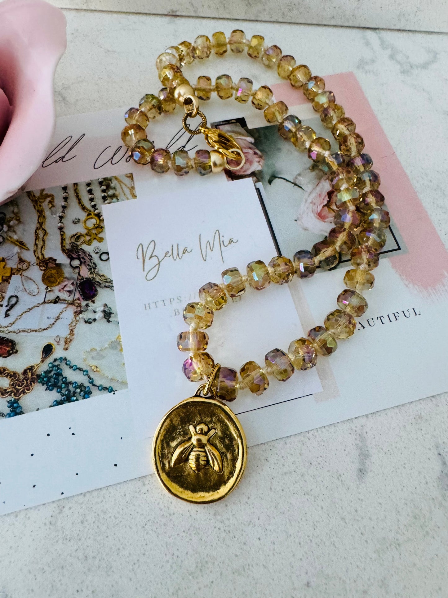 Aurélie Beaded Necklace