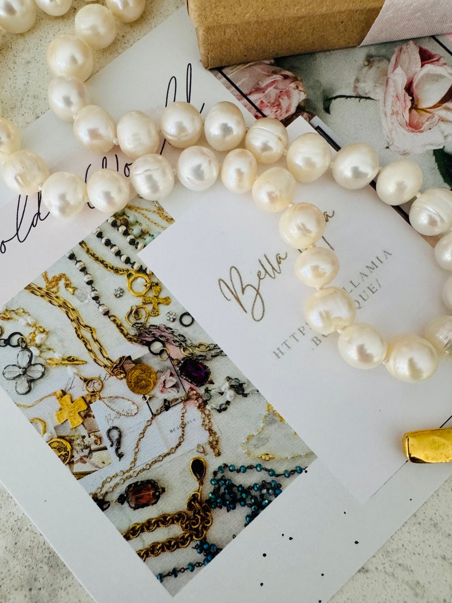 Georgiana Pearl Necklace