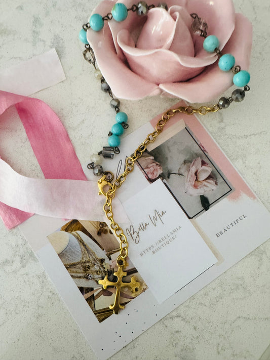 Maya Cross Necklace