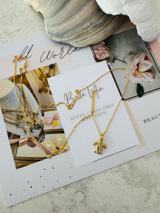 Dainty Frog Necklace