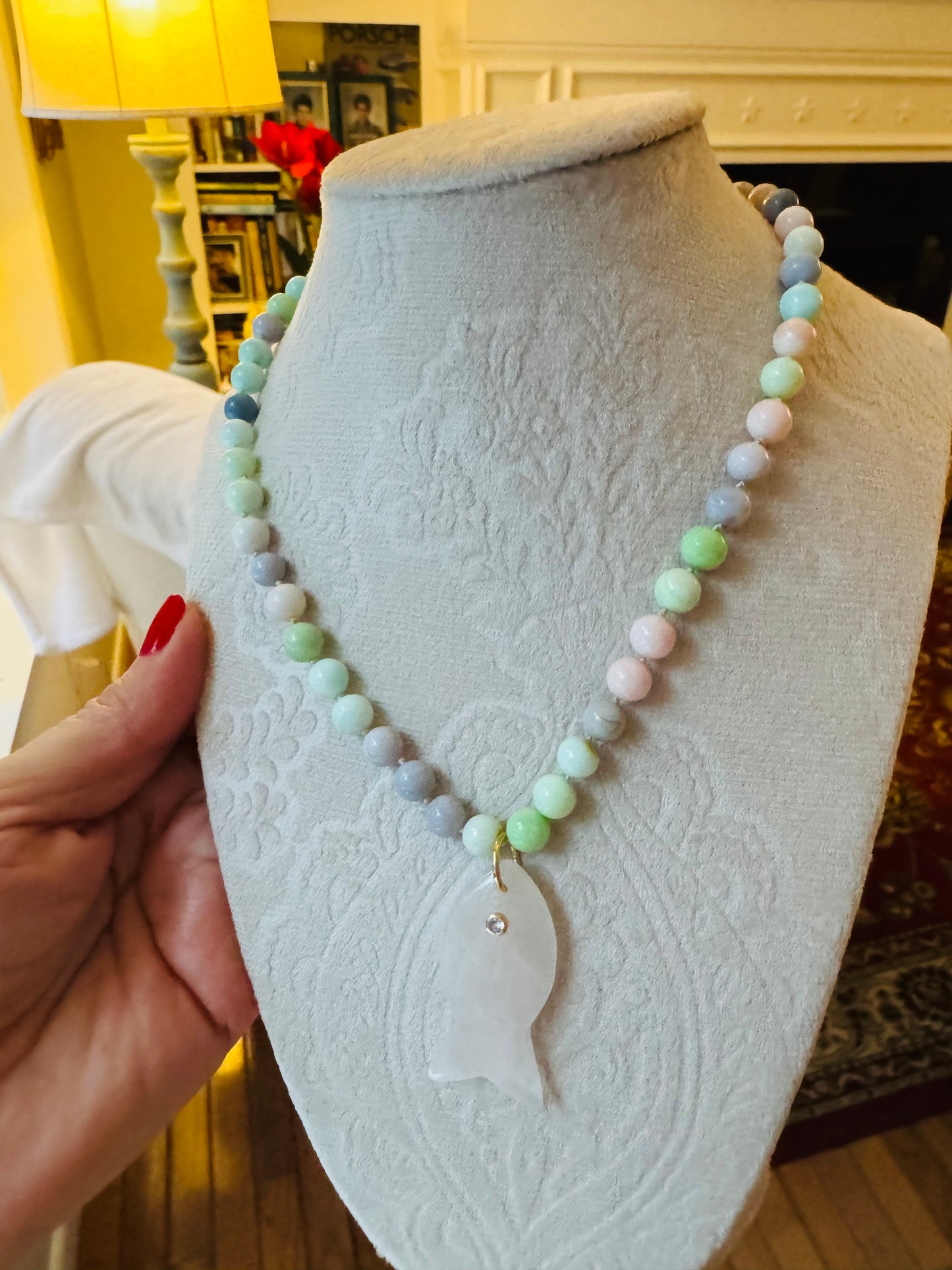 Pastel Fish  Necklace