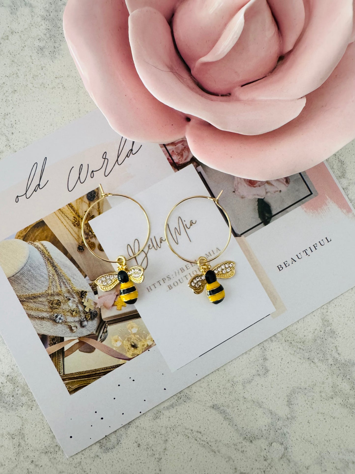 Honey Bee Earrings
