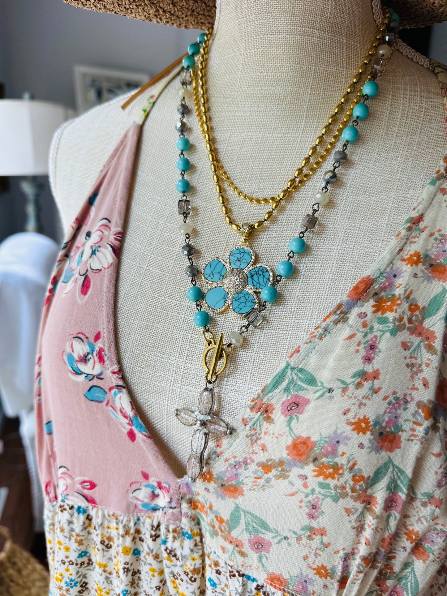 Romane Cross Necklace