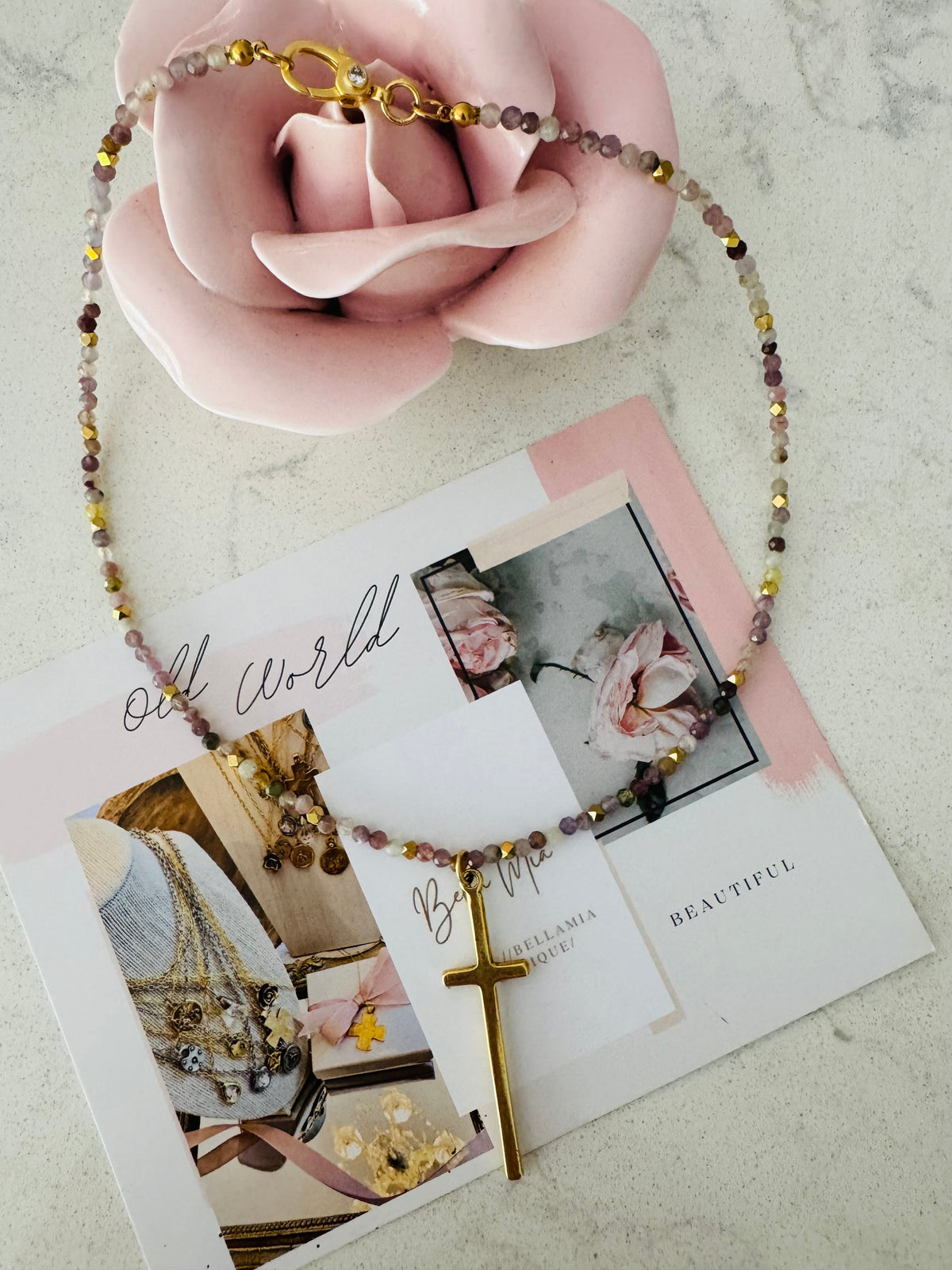 Sofia Cross Necklace