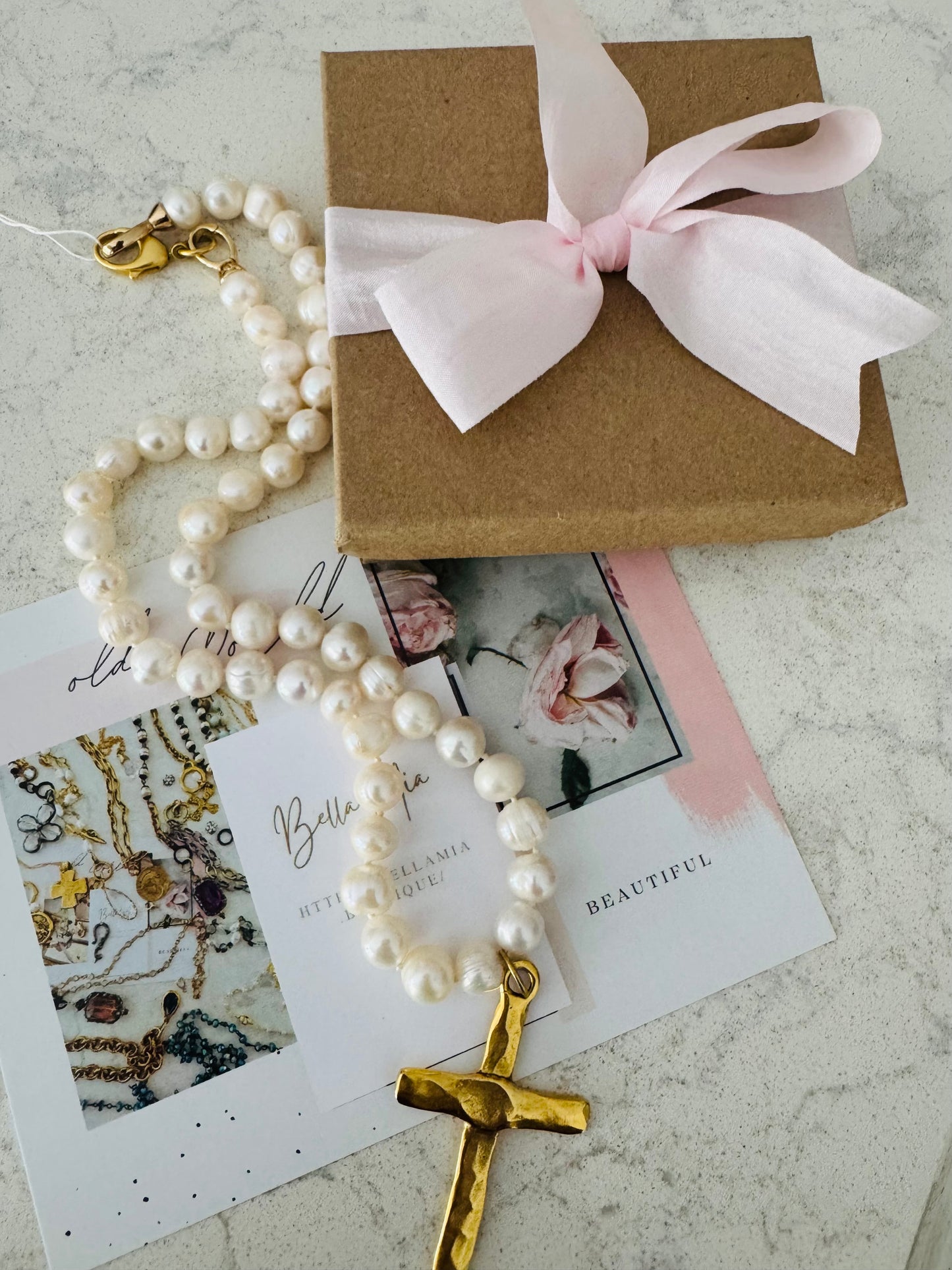 Georgiana Pearl Necklace