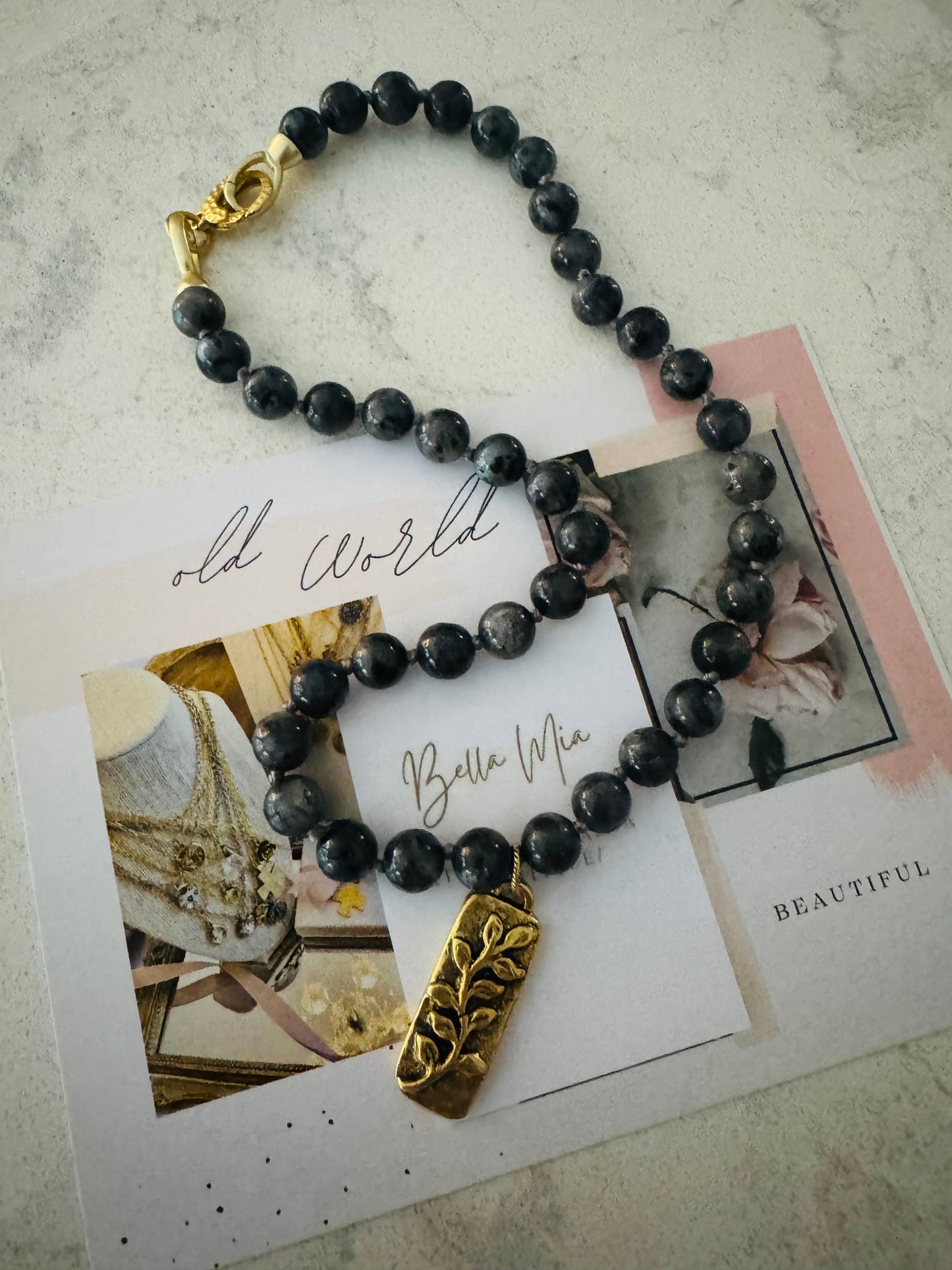 Jade Beaded Necklace