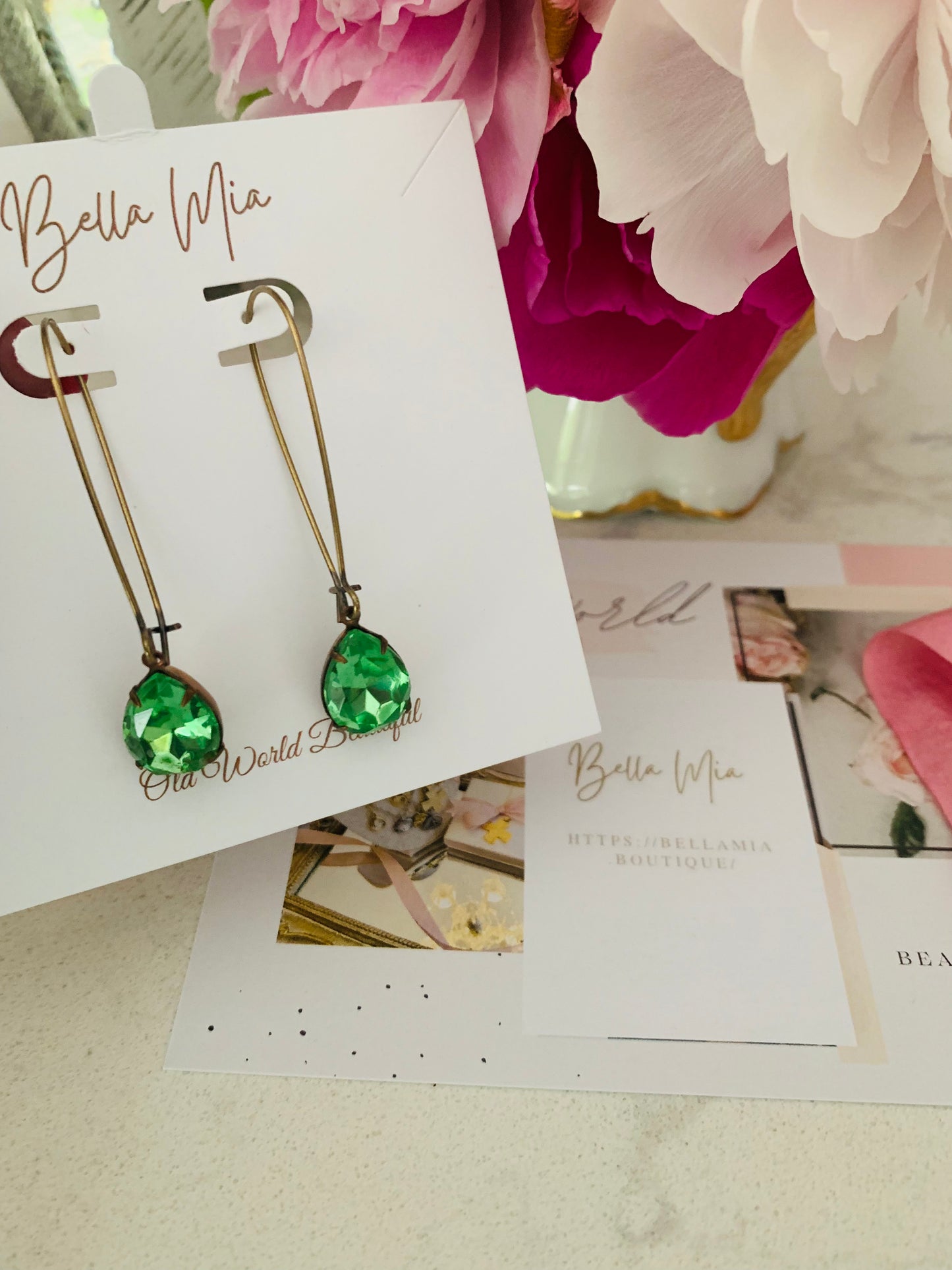 Green Peridot Earrings